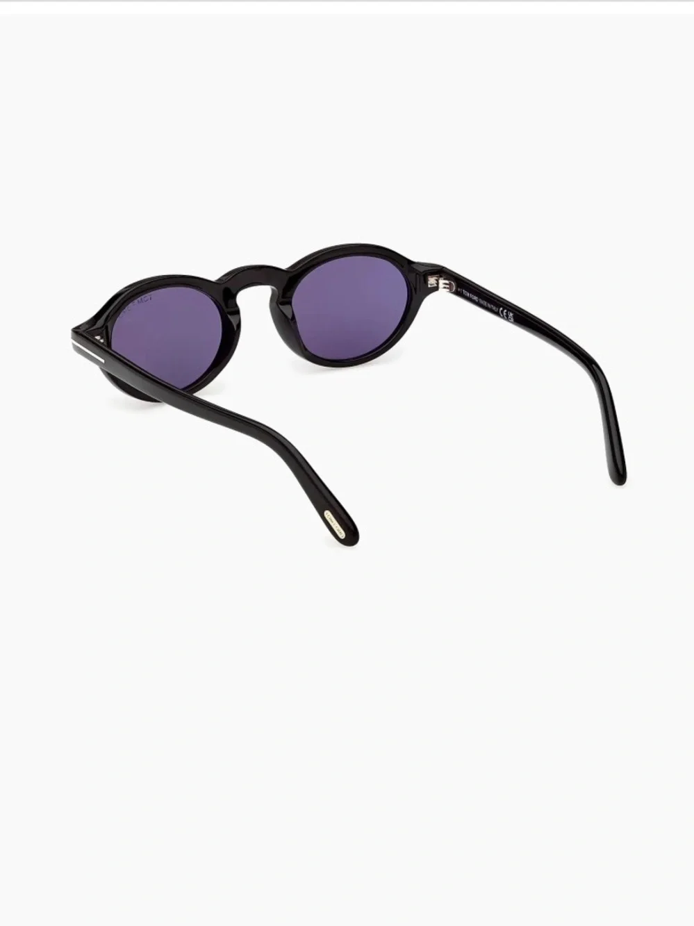 Tom Ford Aristotele-O2 Black Round Sunglasses